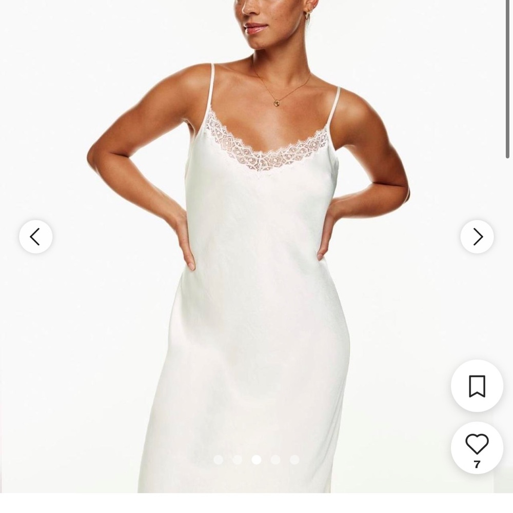 Aritzia only lace slip dress